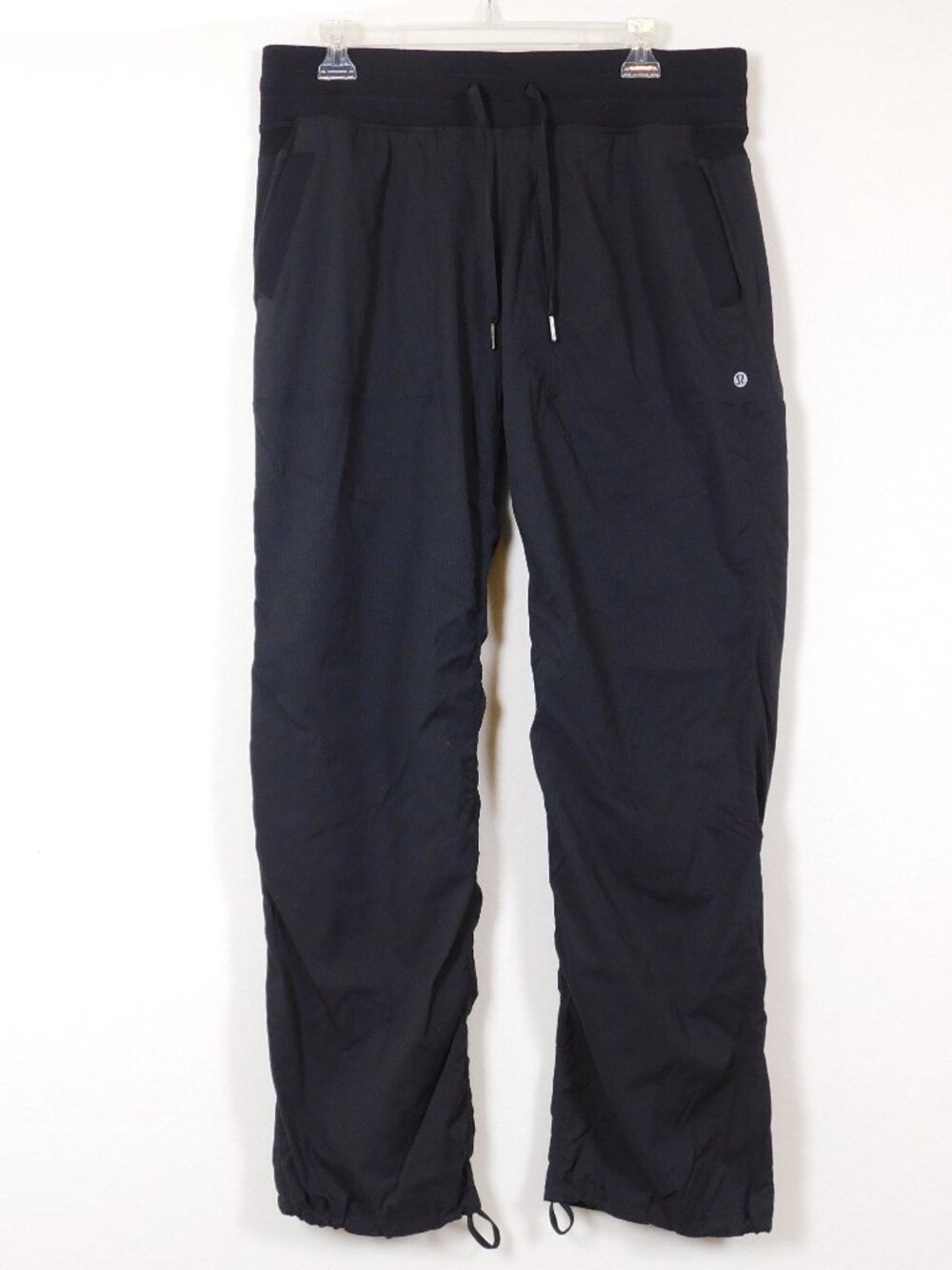 Lululemon Lightweight Drawstring Black Dance Studio Running Yoga Pants 12